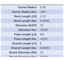 27768 .5000 DIA .6250 LOC X 2.5000 NECK .060CR COATED MA FORD