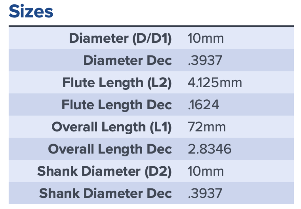 35028 .3937 DIA 90 DEG CHAMFER MILL