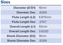 35030 .6299 DIA 90 DEG CHAMFER MILL
