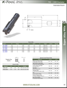 SAL-125MF 1.250" DIA 2.000" REACH 4FL SHOULDER MILL K-TOOL