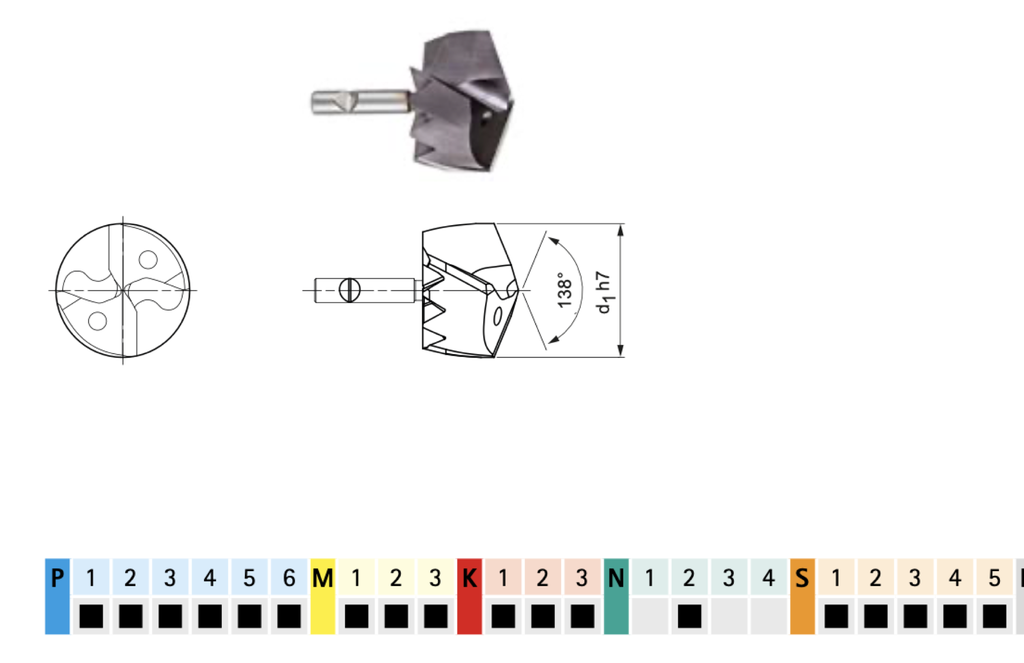 30248949 16.3MM DRILL INSERT MAPAL