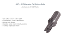 FB-812 .812 DIA 2XD FLAT BOTTOM DRILL K-TOOL