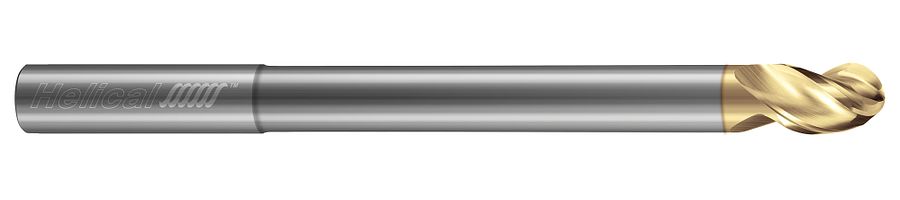 47076 .2500 DIA .3750 LOC X .7500 NECK BALL 3FL HELICAL CMV