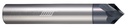 83798 .1250 DIA 90 DEG CHAMFER MILL 2FL HELICAL CMV