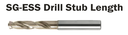 0575542 .1201 STUB DRILL COBALT NACHI