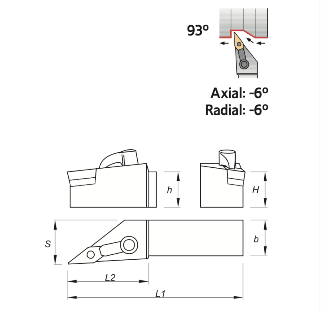 2122882IN 1" SHANK VNMG33* LH PALBIT