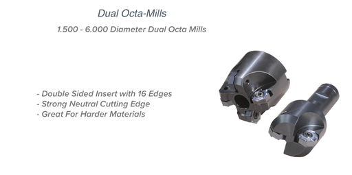 DOC-2000 2" 4FL FACE MILL K-TOOL