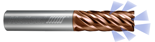 84321 .5000 DIA 1.2500 LOC .030CR 6FL HELICAL SOLUTIONS