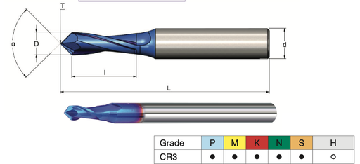 MF0806L12A90CR3 .236 DIA 90DEG DRILL MILL CARMEX