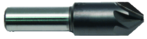 79043 .1250 DIA 120DEG HSS Chatterless 6 Flute Countersink ALtima® Blaze Coated