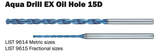 1519137 .1250 15XD COOLANT DRILL NACHI