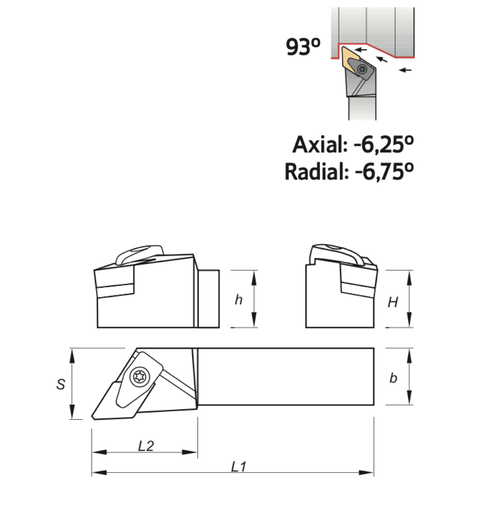 2120659IN .750" SHANK DNMG43* LH PALBIT